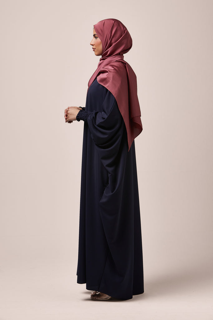 Navy Batwing Abaya