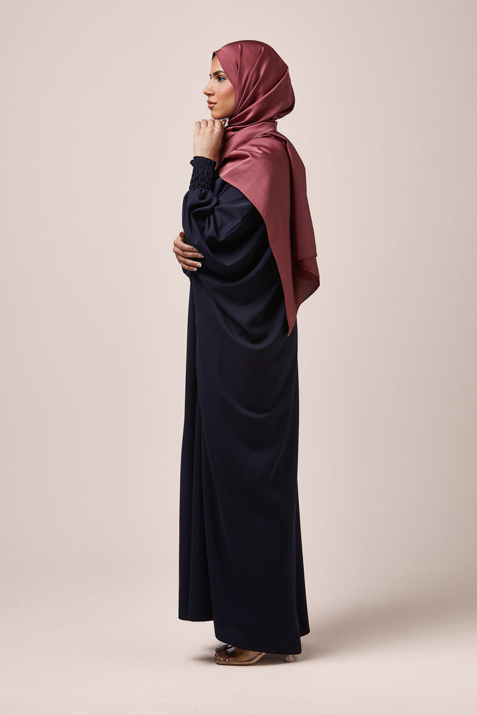 Navy Batwing Abaya