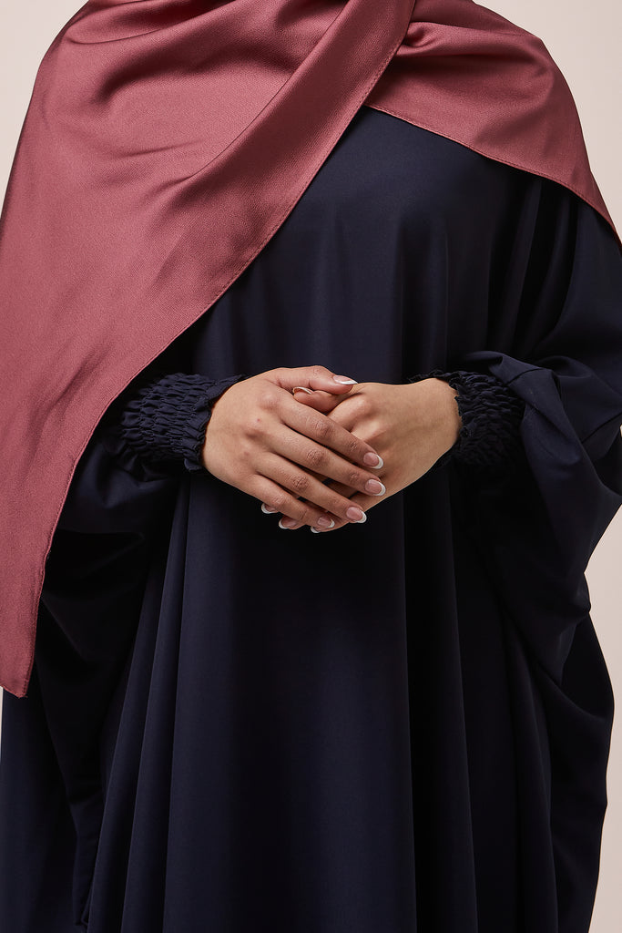 Navy Batwing Abaya