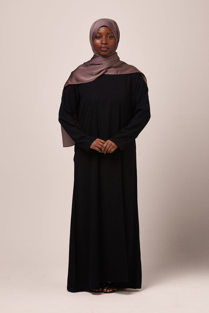 Black Plain Abaya