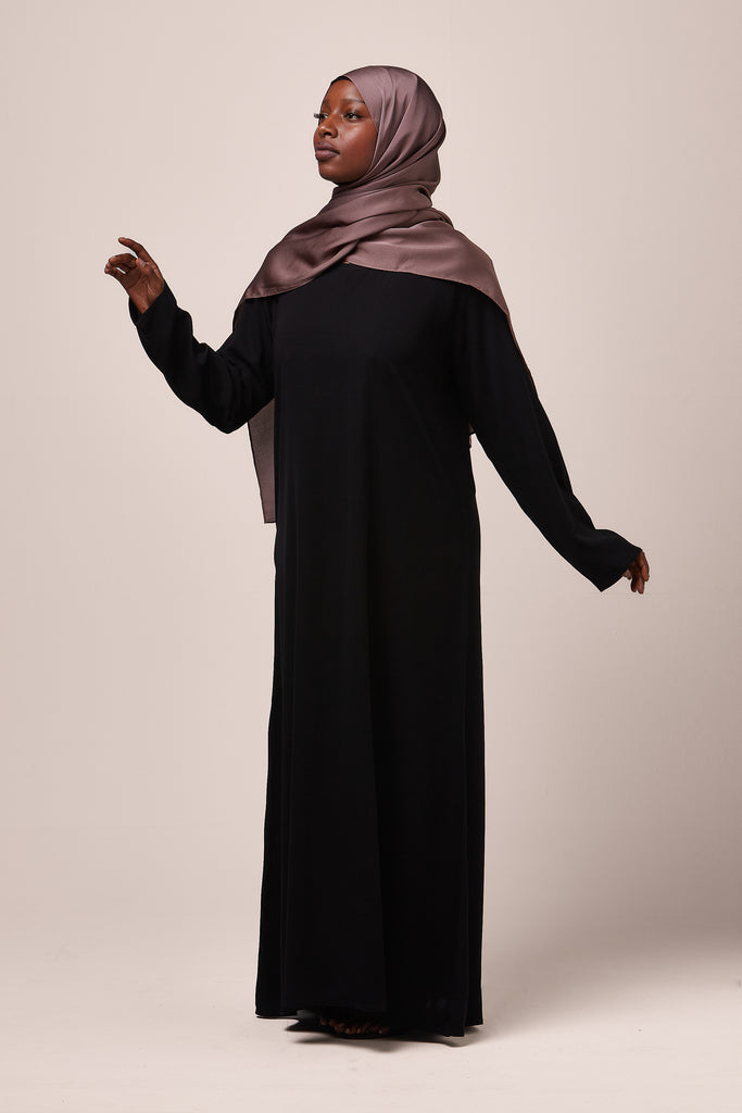 Black Plain Abaya