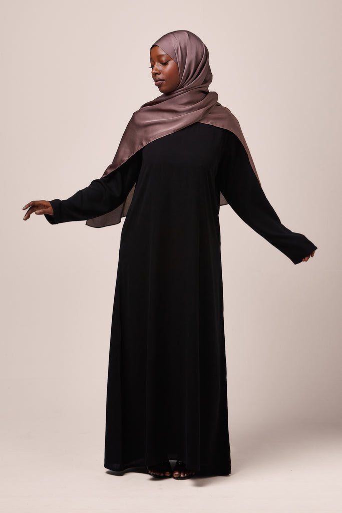 Black Plain Abaya