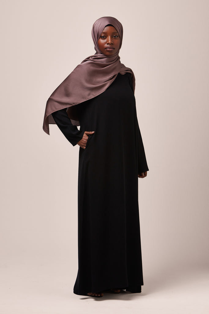 Black Plain Abaya