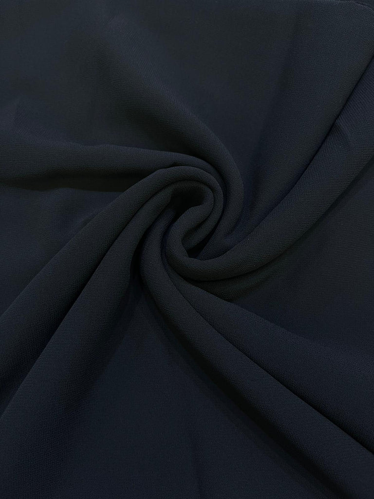 Black Chiffon Hijab