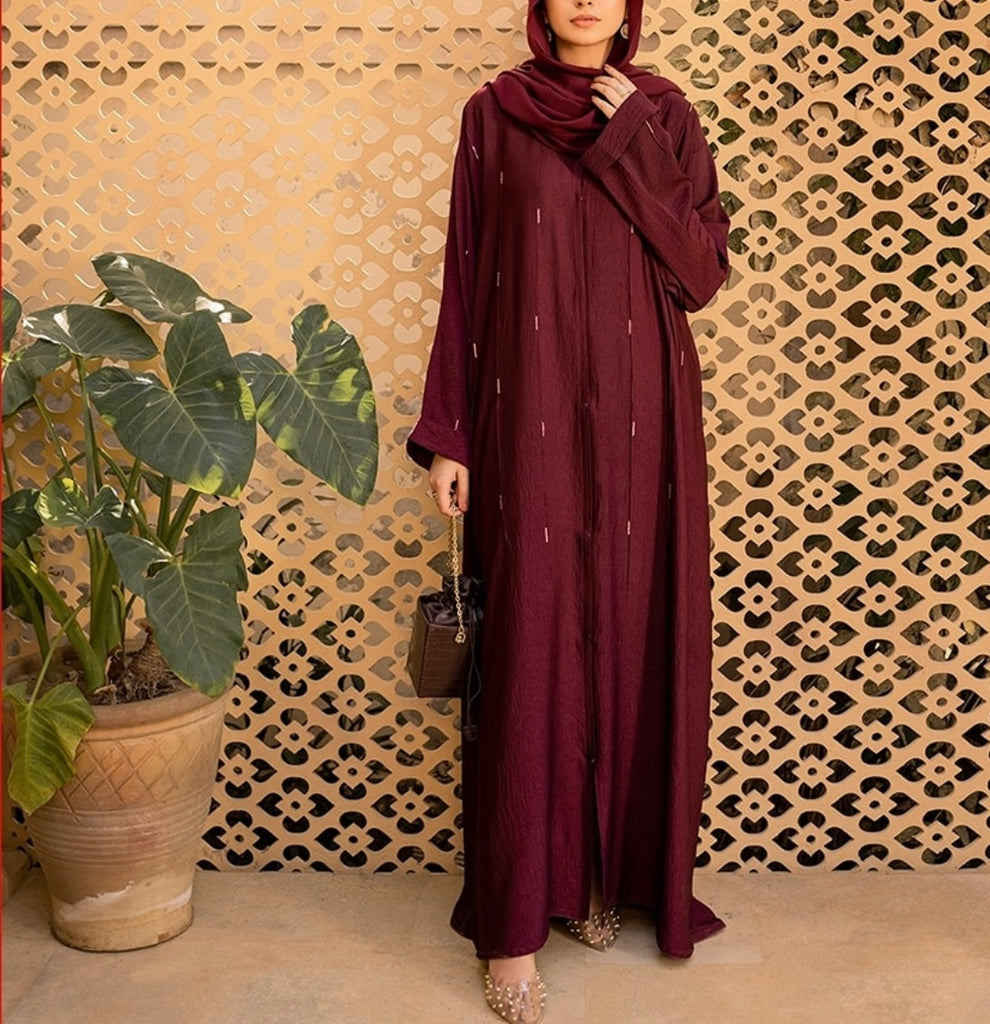 Arisa Abaya Maroon