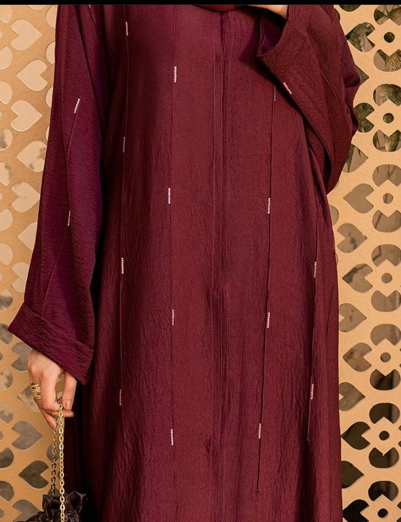 Arisa Abaya Maroon