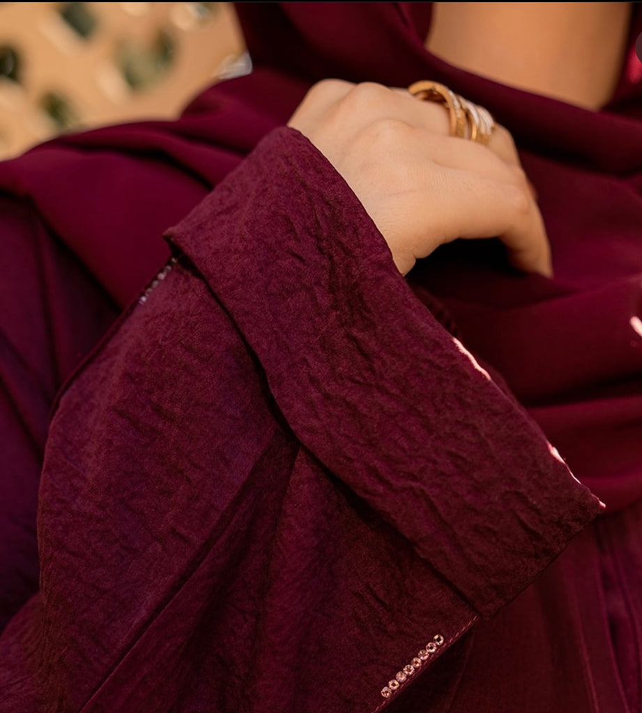 Arisa Abaya Maroon