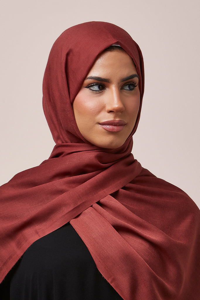 Burnt Orange Modal Hijab