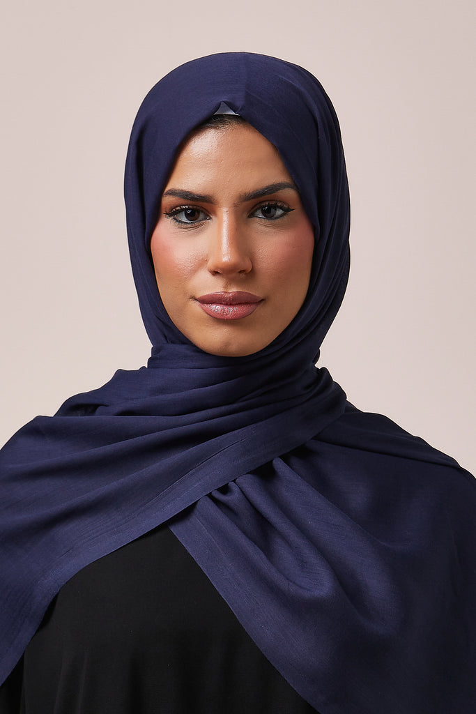 Navy Modal Hijab