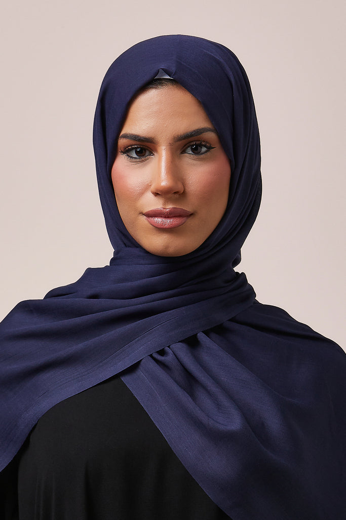 Navy Modal Hijab