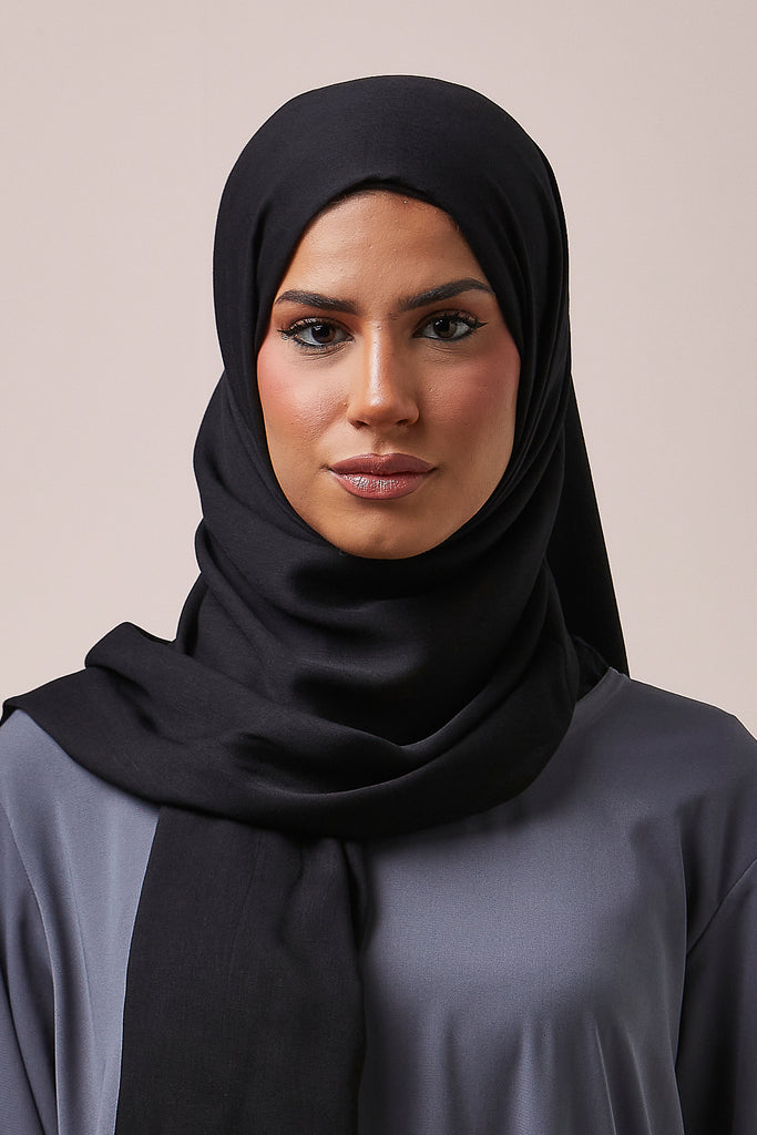 Black Modal Hijab