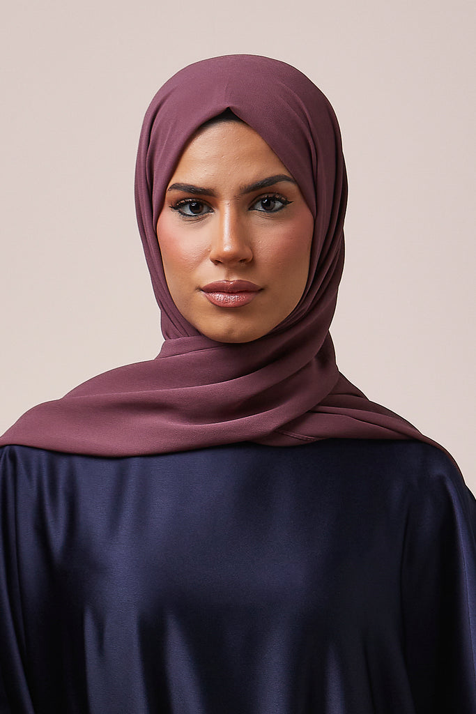 Mauve Chiffon Hijab