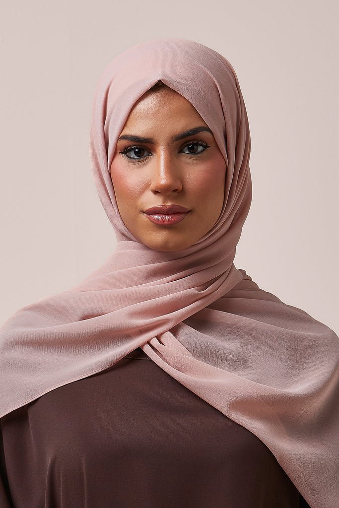 Nude Chiffon Hijab