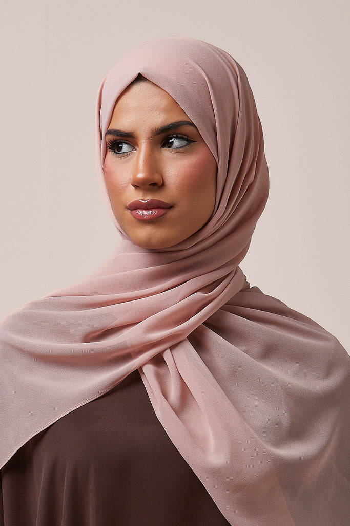 Nude Chiffon Hijab