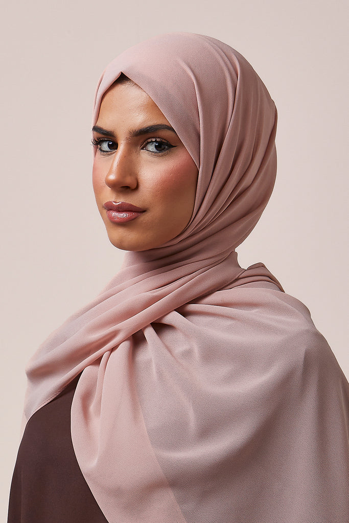 Nude Chiffon Hijab