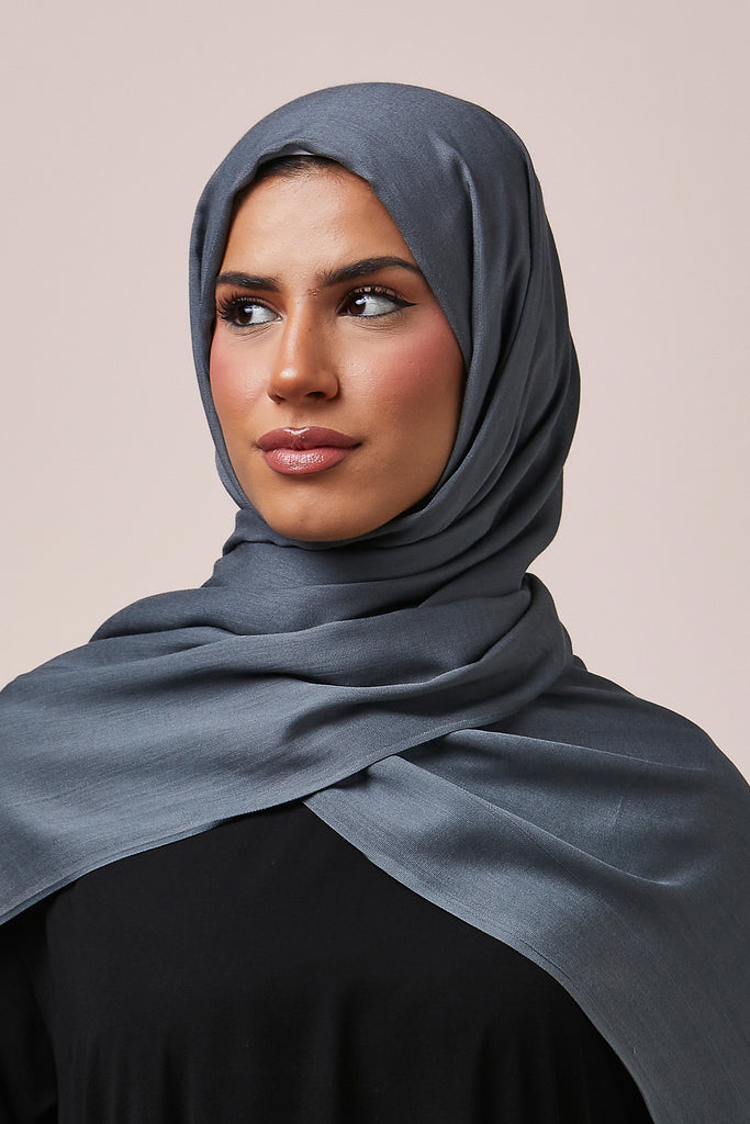 Dark Grey Modal Hijab